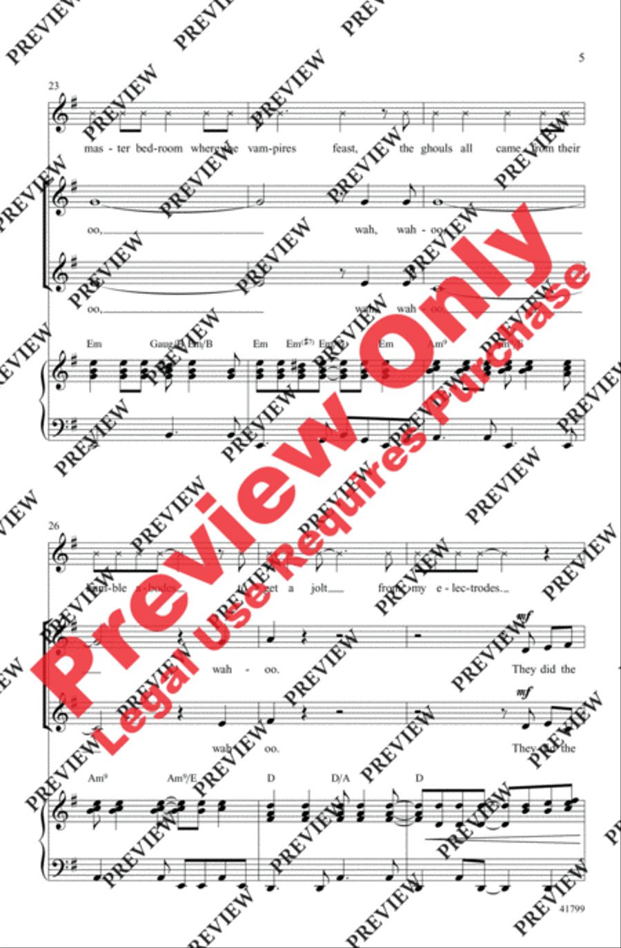 Monster Mash Monster Mash 2-Part scores gallery preview page 5