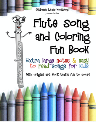 Flute Song and Coloring Fun Book