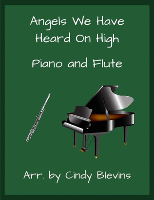 Book cover for Angels We Have Heard On High, for Piano and Flute
