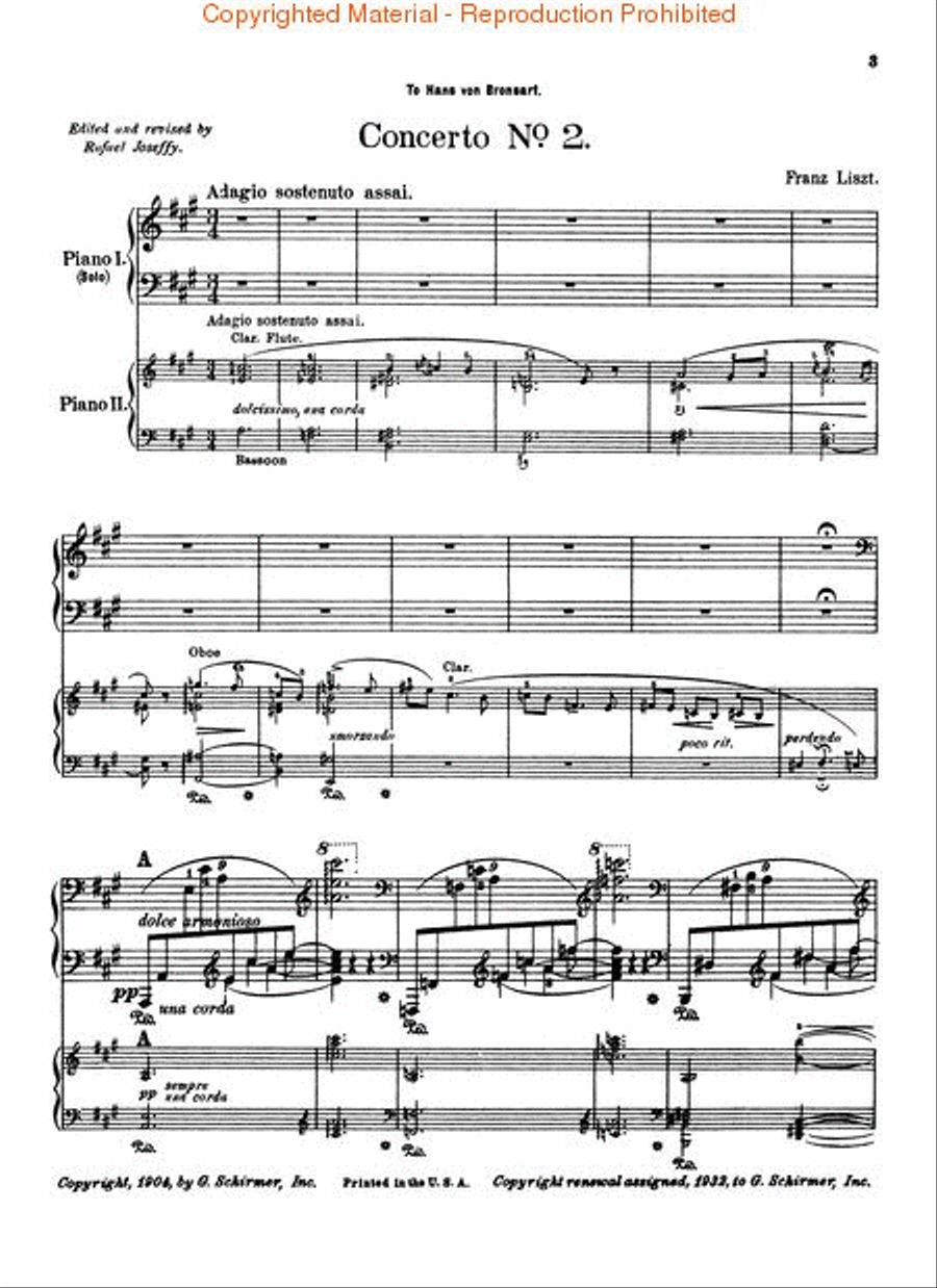 Concerto No. 2 in A Piano scores gallery preview page 2