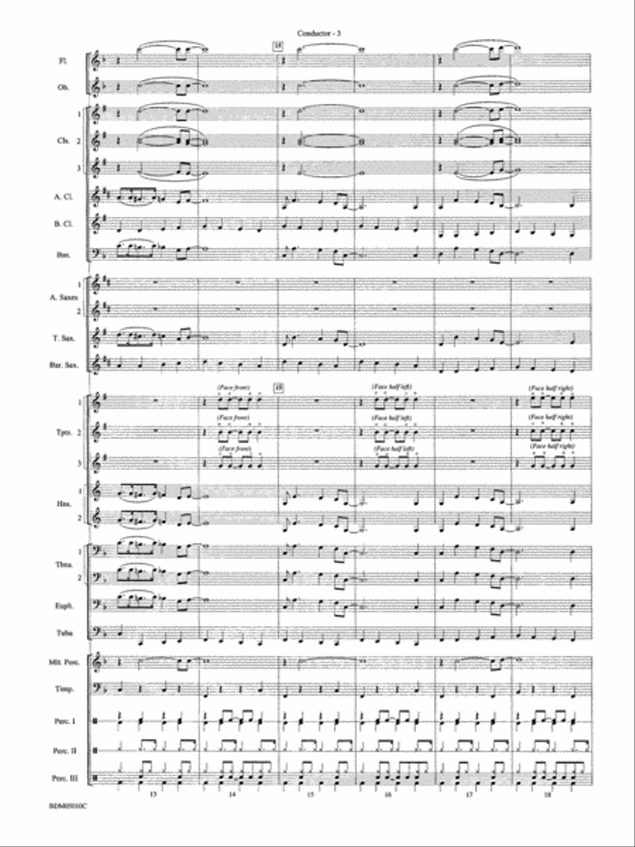 Santa Meets the Big Bands: Score Concert Band scores gallery preview page 4