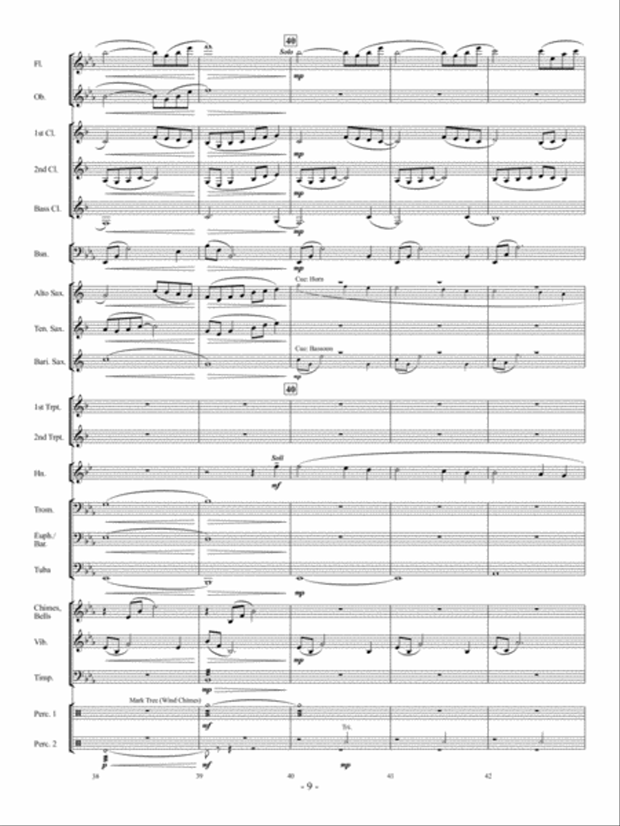 Away In A Manger Concert Band scores gallery preview page 8