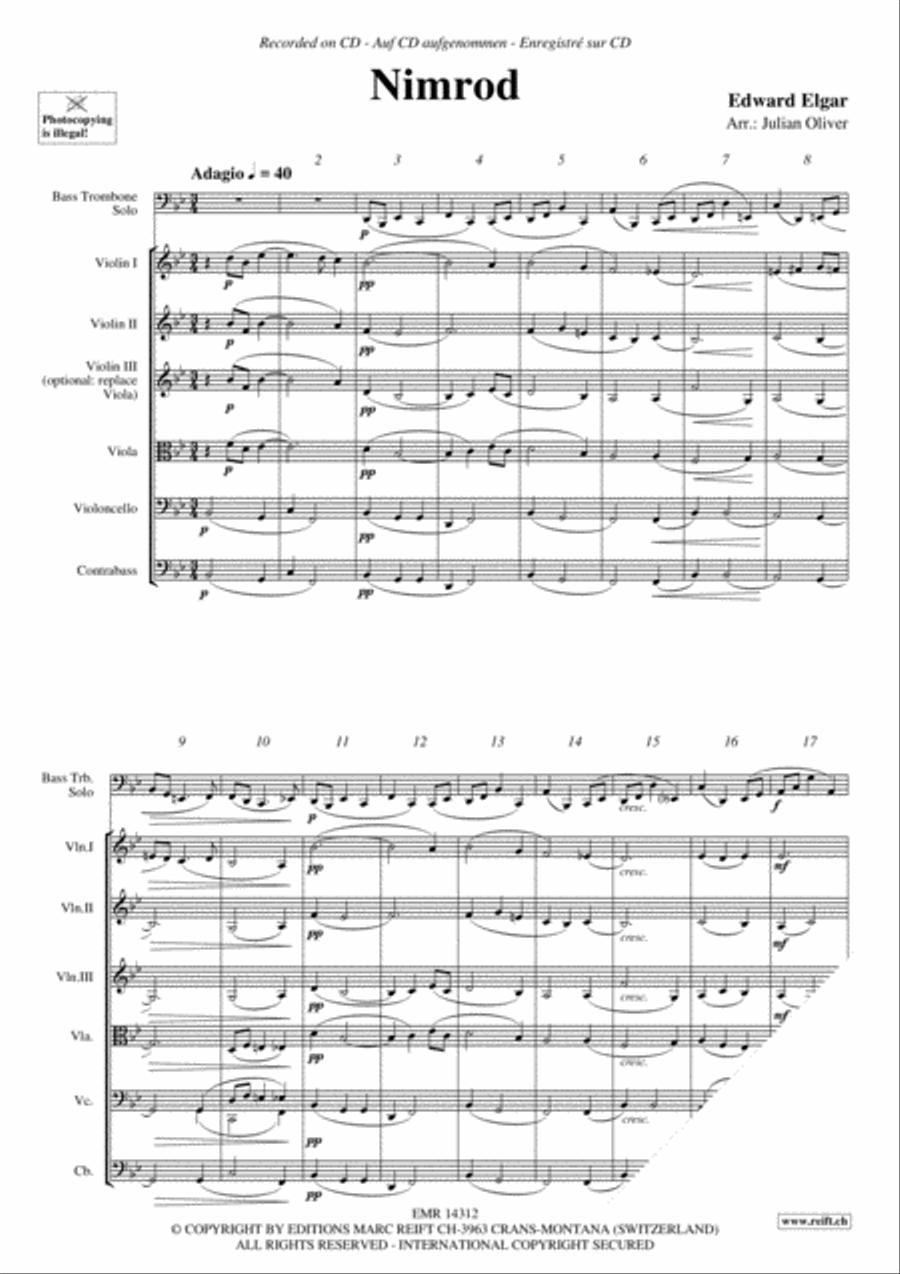 Nimrod Nimrod String Orchestra scores gallery preview page 3