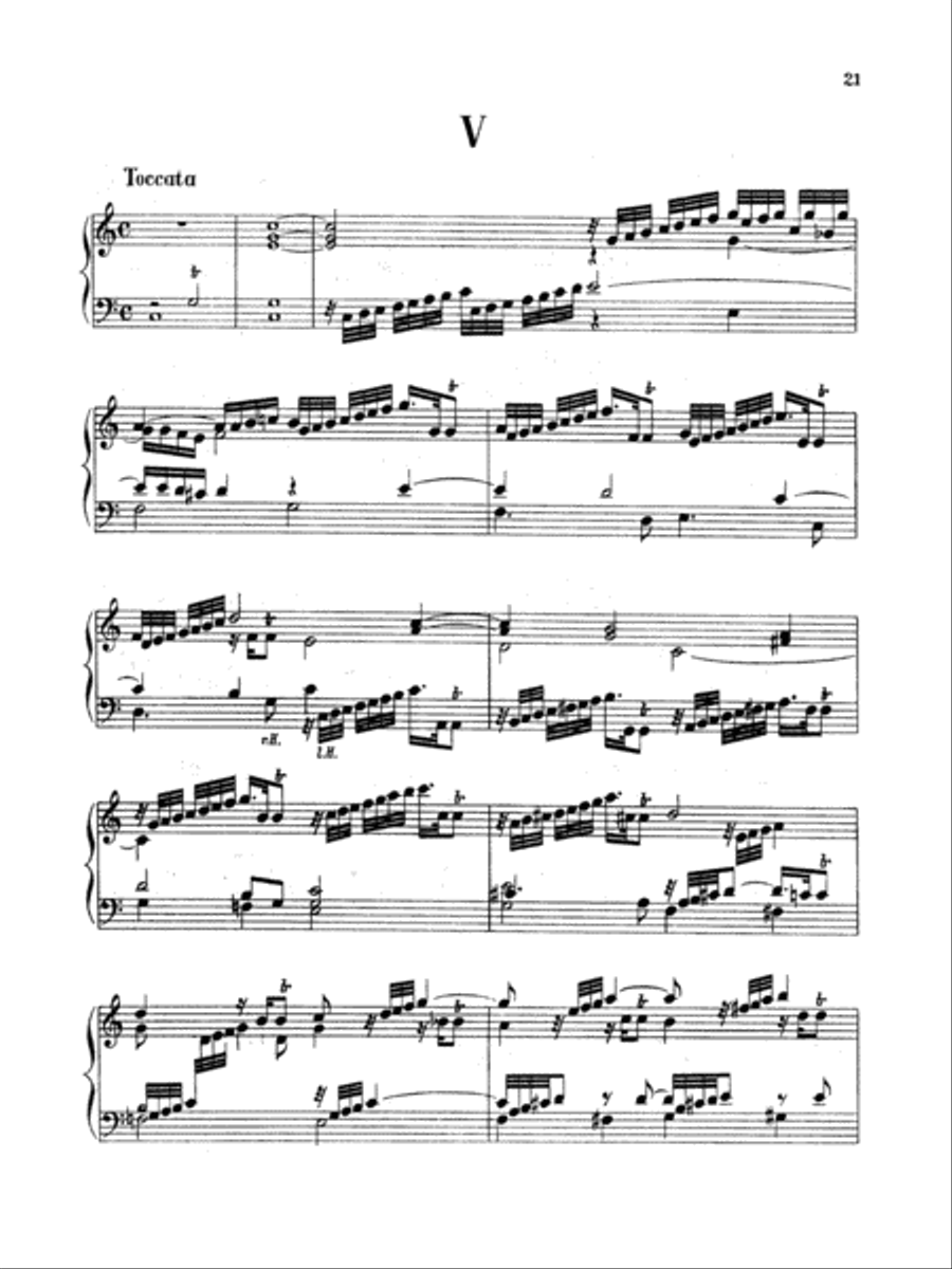 Saint-Saëns: Eight Toccatas and Fugues Organ scores gallery preview page 1
