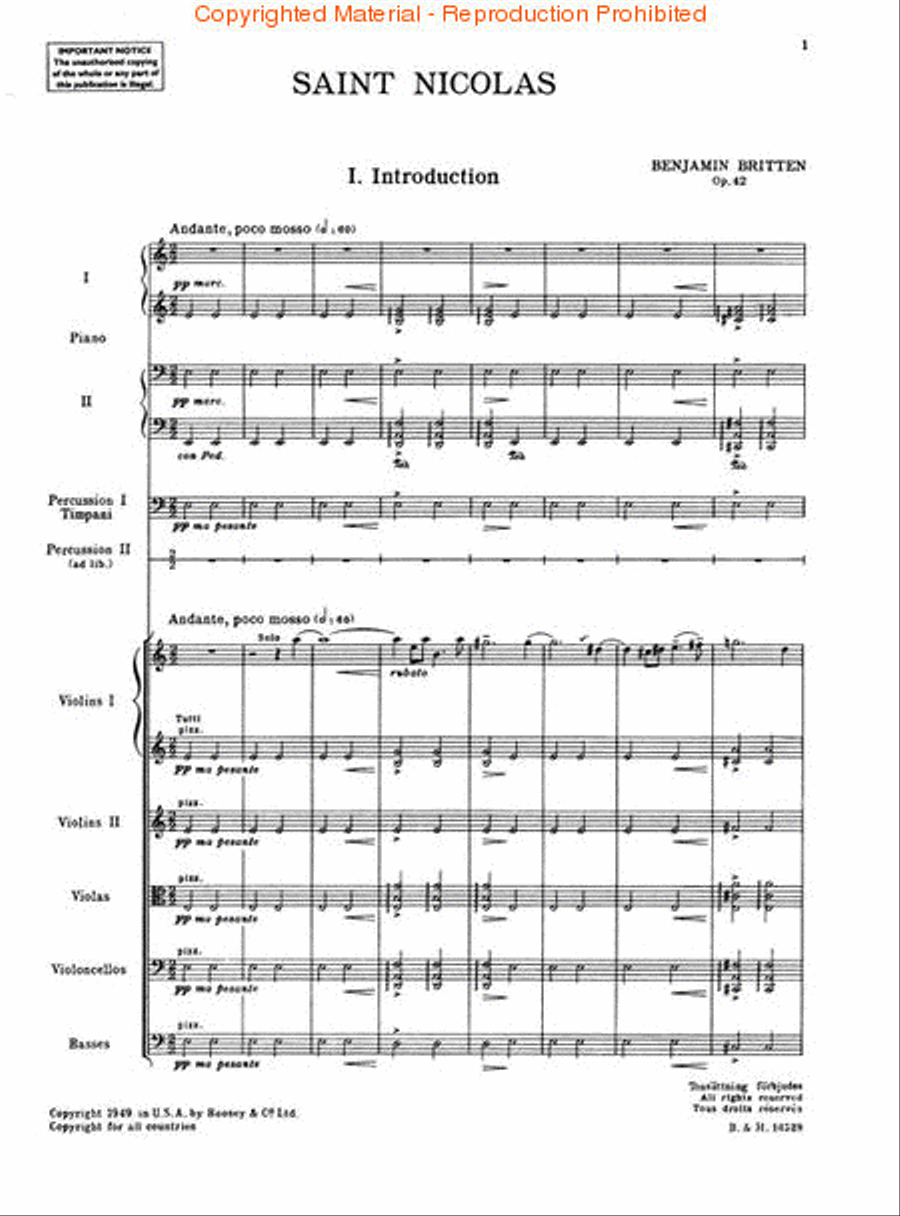 Saint Nicolas, Op. 42 Choir scores gallery preview page 2