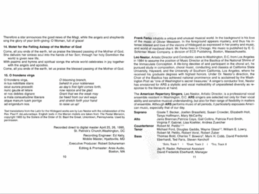 Frank Ferko: Motets CD scores gallery preview page 7
