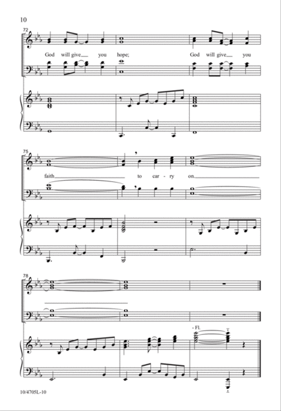 Faith to Carry On Faith to Carry On 4-Part scores gallery preview page 10