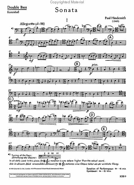 Bass Sonata (1949)