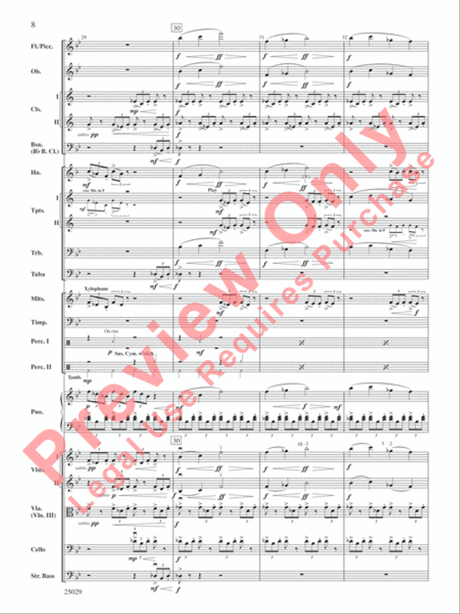 Charlie and the Chocolate Factory, Selections from the Original Movie Soundtrack Full Orchestra scores gallery preview page 9