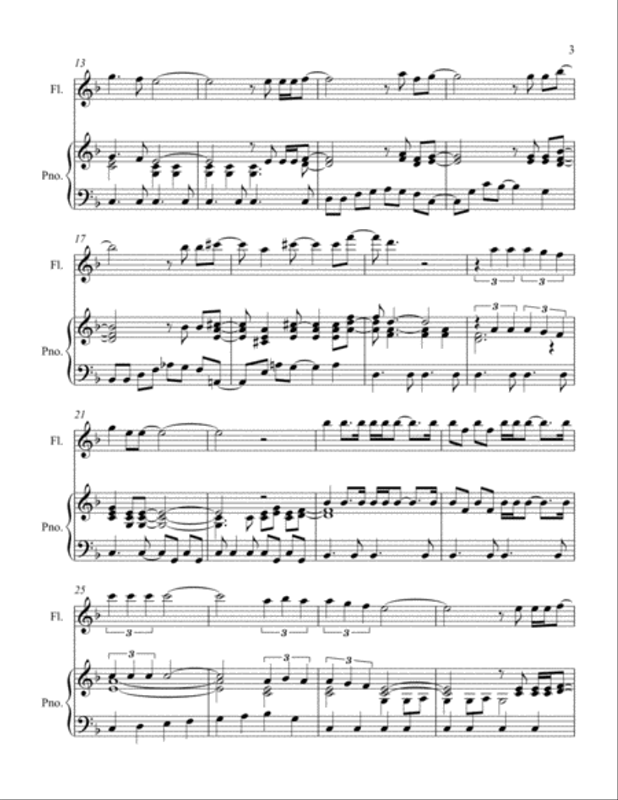 A Hazy Shade Of Winter Flute Solo scores gallery preview page 3