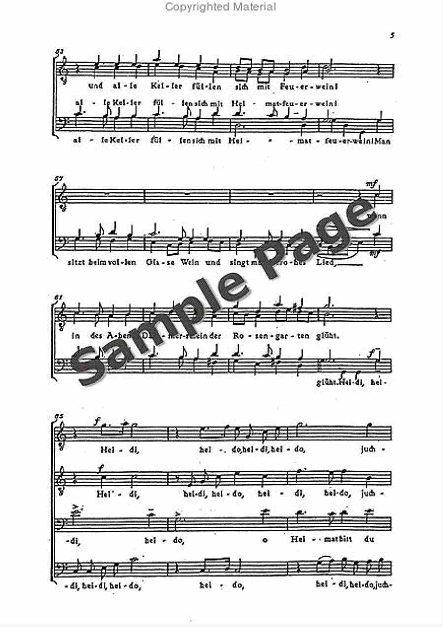Desch R Wohl Ist D Welt So Gross (ep) TTBB scores gallery preview page 6