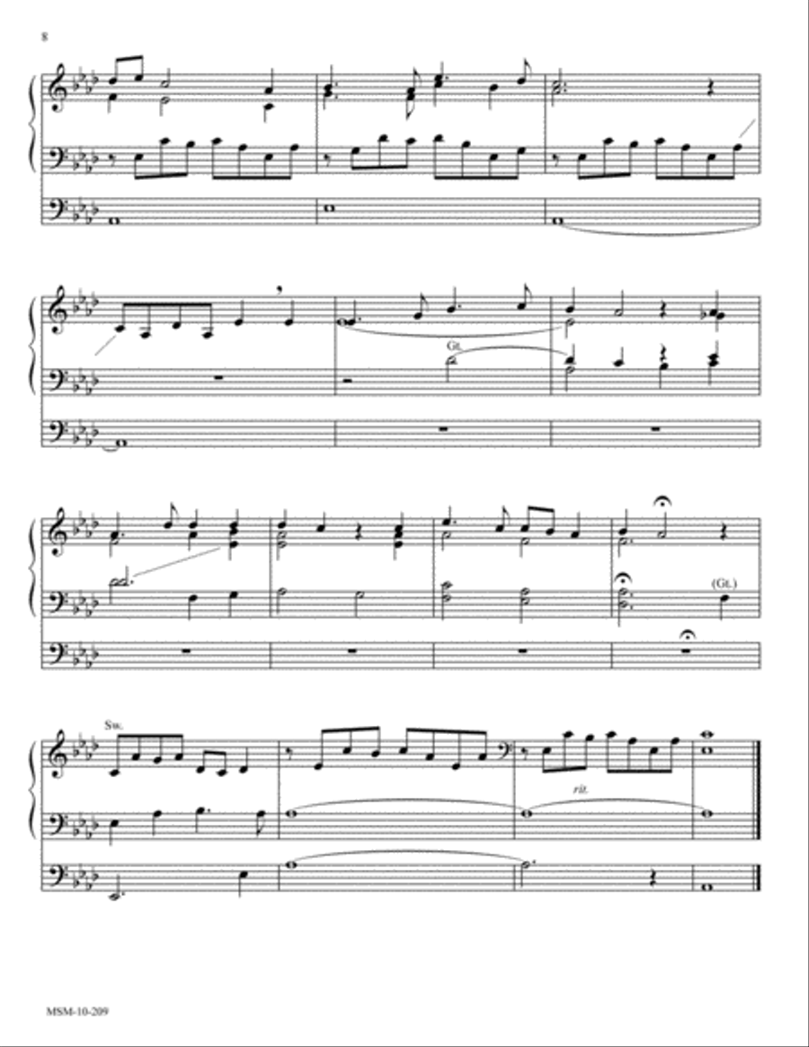 Three Epiphany Preludes, Set 2 Organ scores gallery preview page 4