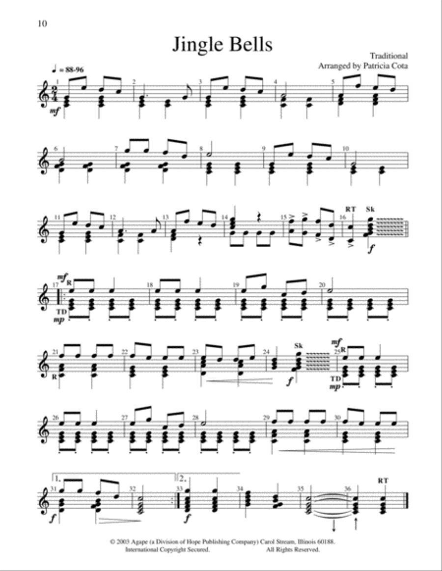 The Twelve Bells of Christmas Handbell Choir scores gallery preview page 7