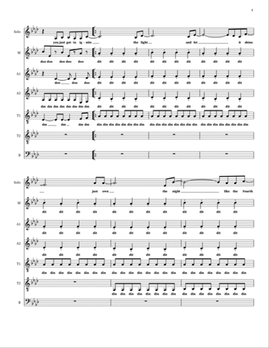 Firework Choir scores gallery preview page 4