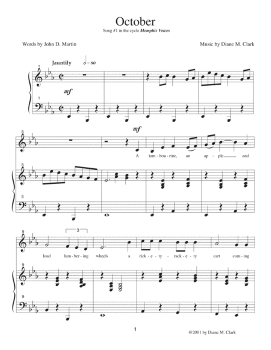 Memphis Voices (Medium Low Voice) Medium Voice scores gallery preview page 2