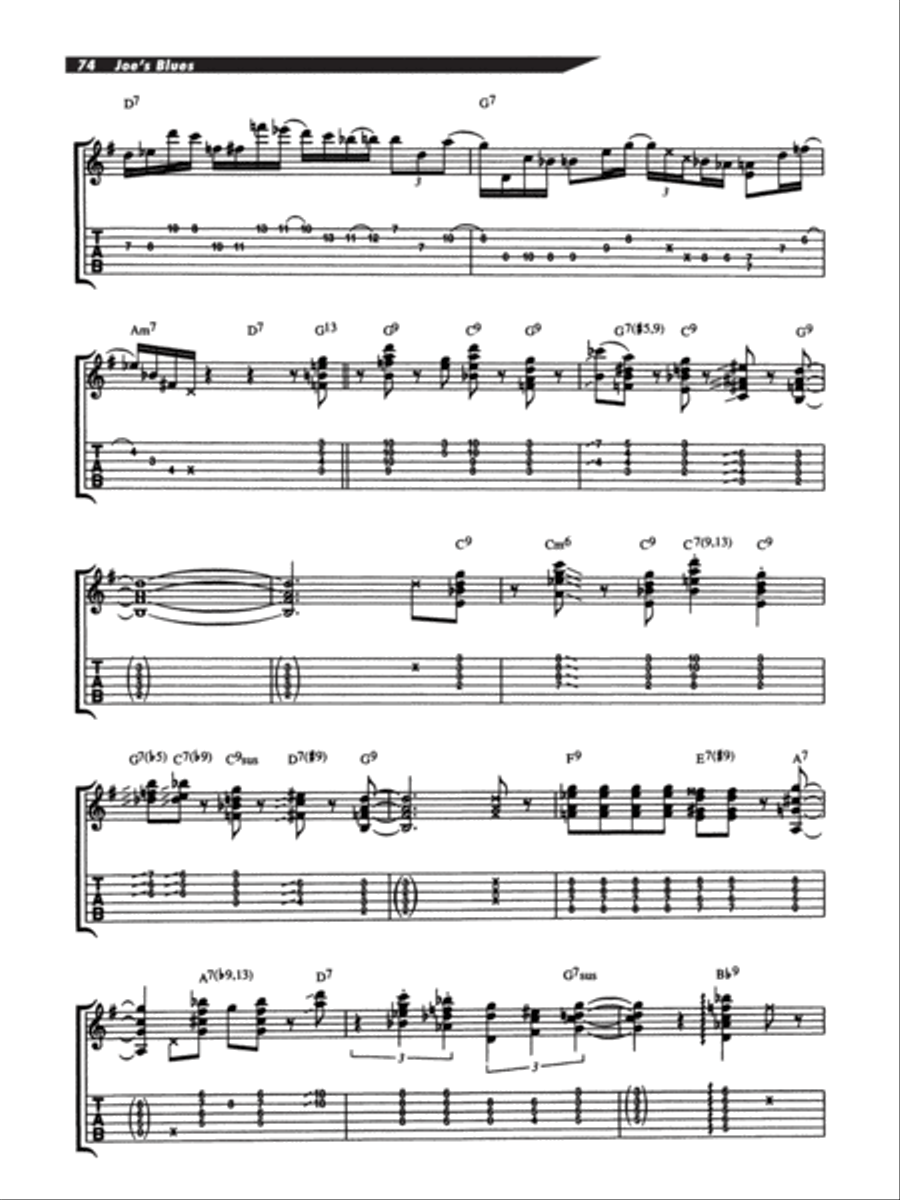 Joe Pass -- On Guitar Electric Guitar scores gallery preview page 75