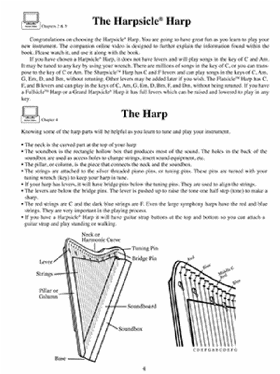 Harpsicle Harp Method, Book 1 Pedal Harp scores gallery preview page 2