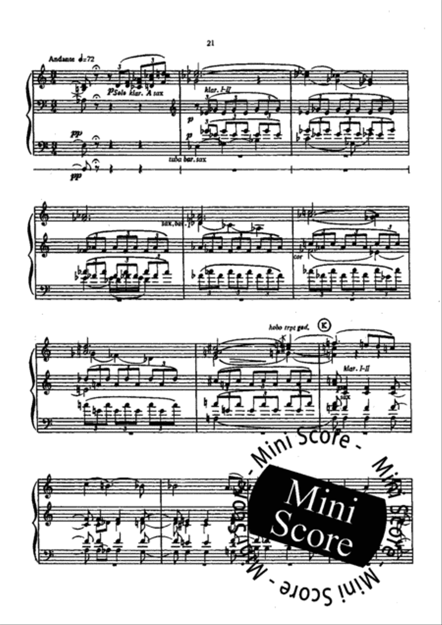 Cyrano de Bergerac Concert Band scores gallery preview page 25