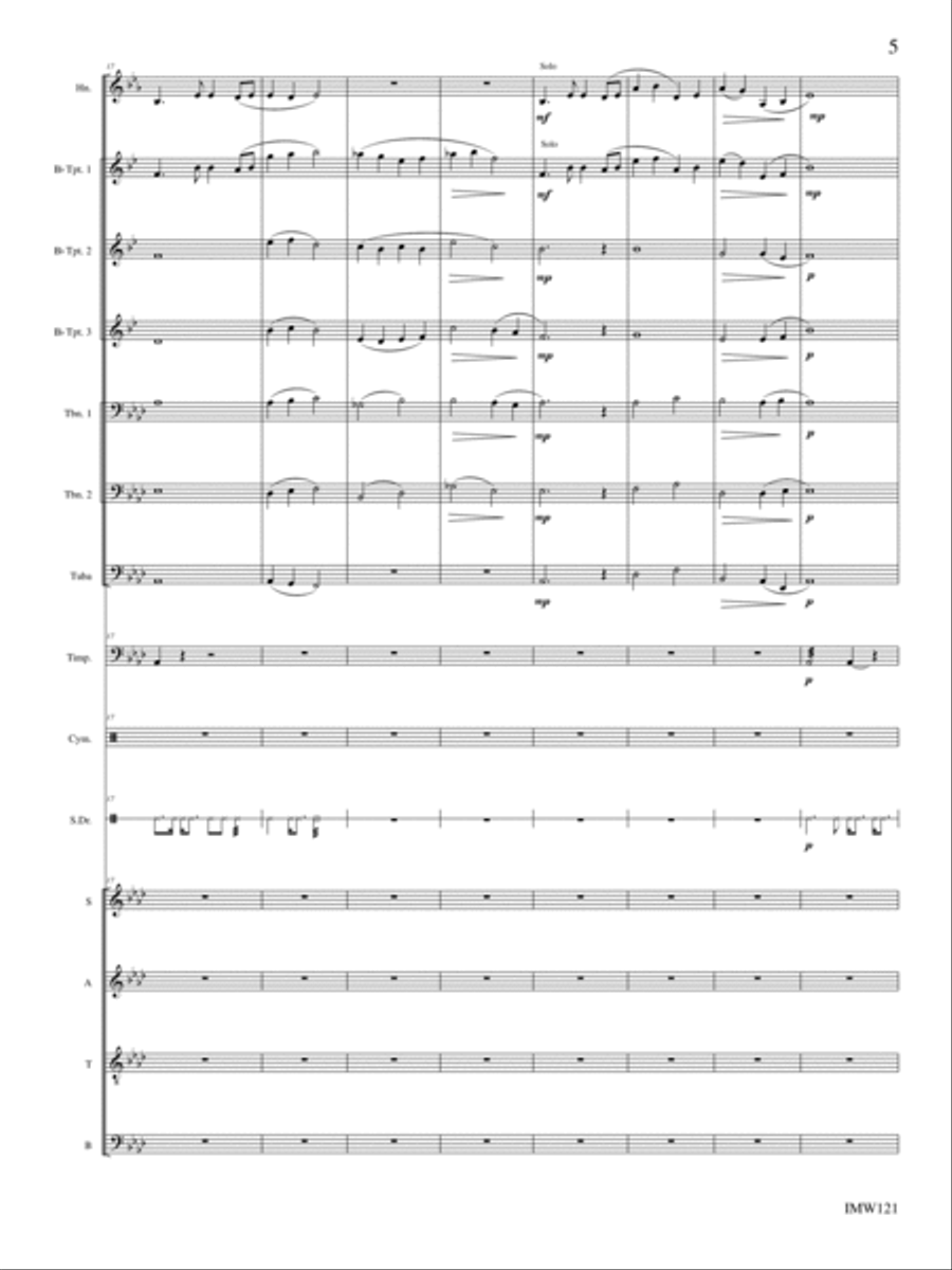 Anthem for the Patriots 4-Part scores gallery preview page 5