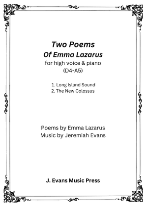 Two Poems of Emma Lazarus