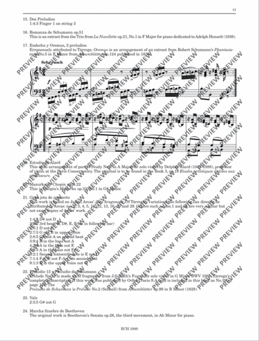 Collected Guitar Works: The Early Spanish Editions Classical Guitar scores gallery preview page 14