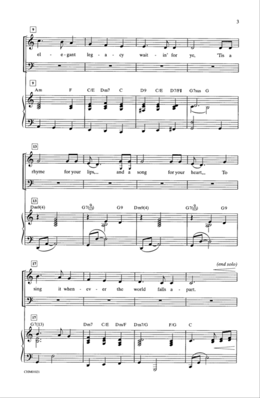 Look to the Rainbow 4-Part scores gallery preview page 3