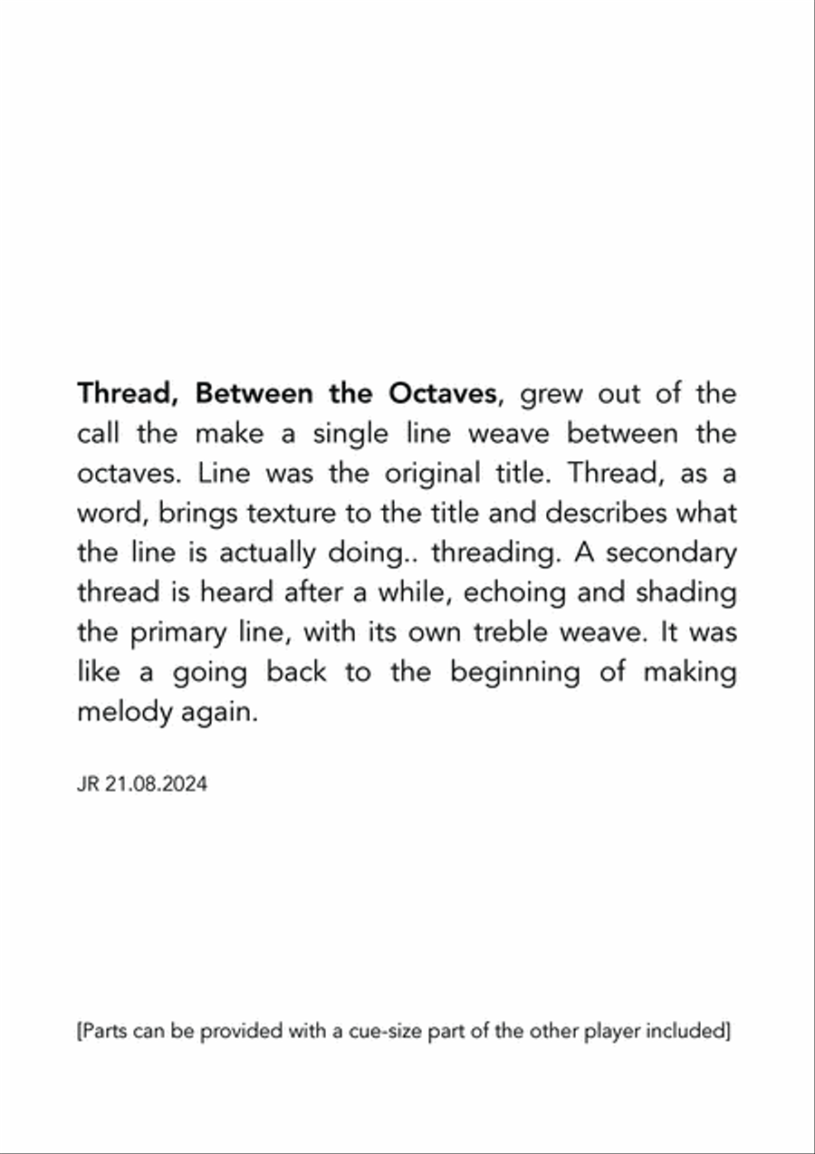 THREAD, Between the Octaves A Piano Duo Suite (Movement 3 of 7) Piano Duet scores gallery preview page 3