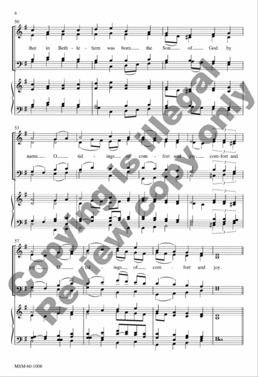 God Rest You Merry, Gentlemen God Rest You Merry, Gentlemen 4-Part scores gallery preview page 6