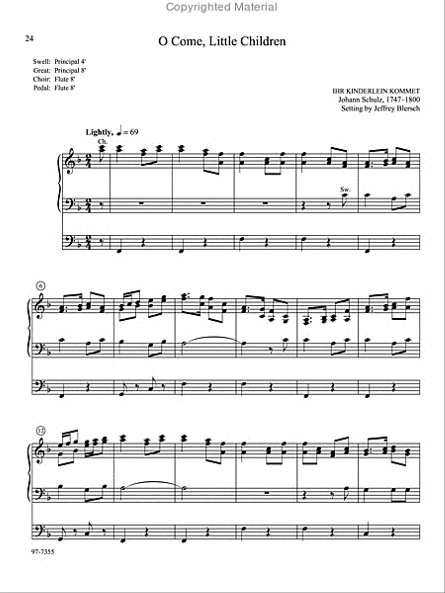 On Christmas Night: Eight Carols for Organ On Christmas Night: Eight Carols for Organ Organ Solo scores gallery preview page 6