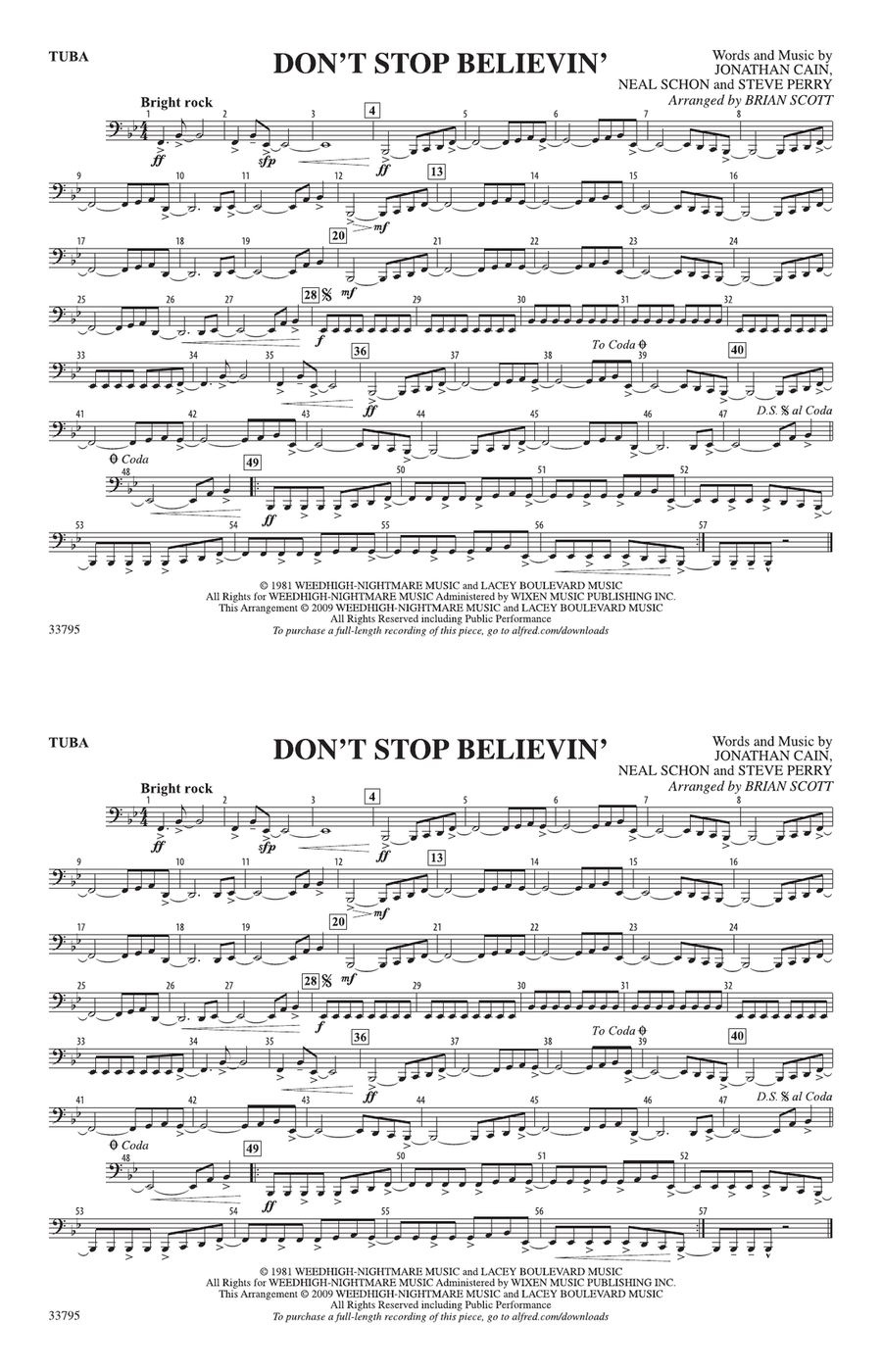 Don't Stop Believin': Tuba