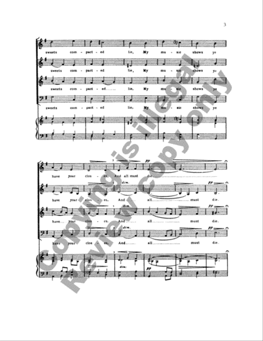 Sweet Day (Choral Score) Sweet Day (Choral Score) 4-Part scores gallery preview page 8
