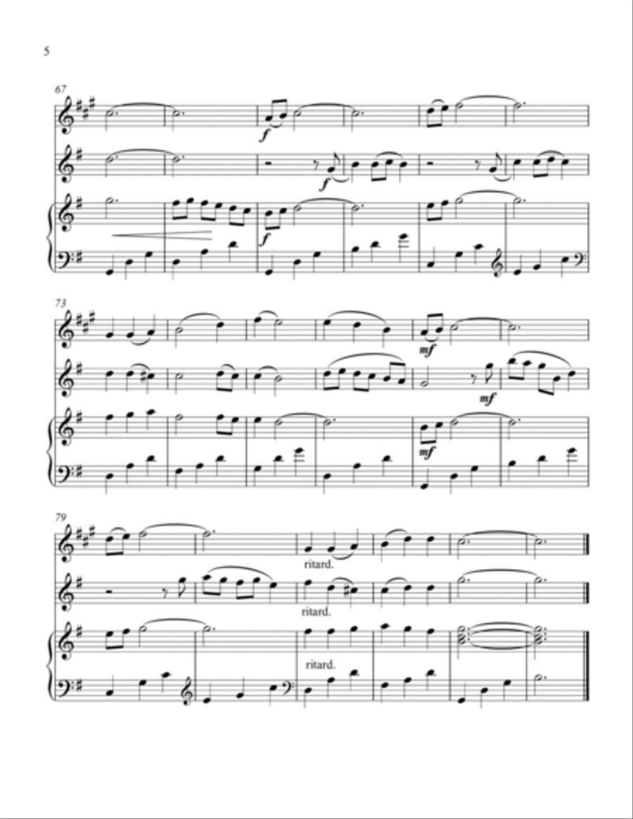 Silver Bells Clarinet scores gallery preview page 6