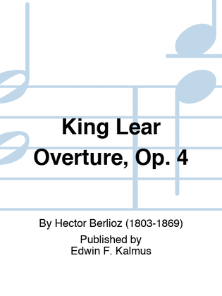 Book cover for King Lear Overture, Op. 4