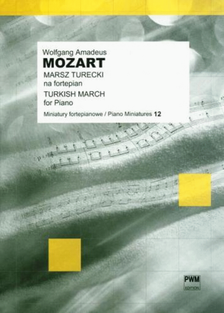 Turkish March Piano Solo scores gallery preview page 1