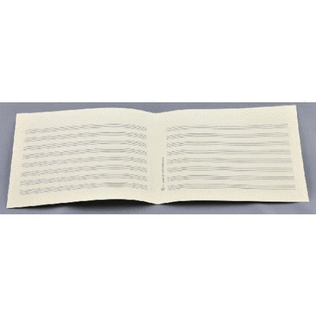 Music manuscript paper 8 staves