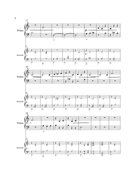 Gymnopédie No. 1 (Piano Duet) image number null