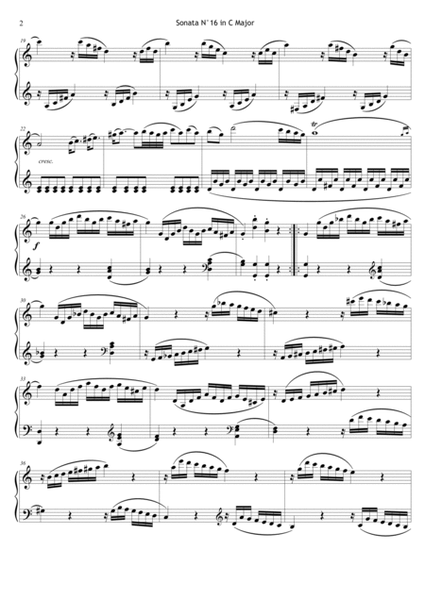 Allegro - Piano Sonata 16 in C Major - K 545 image number null