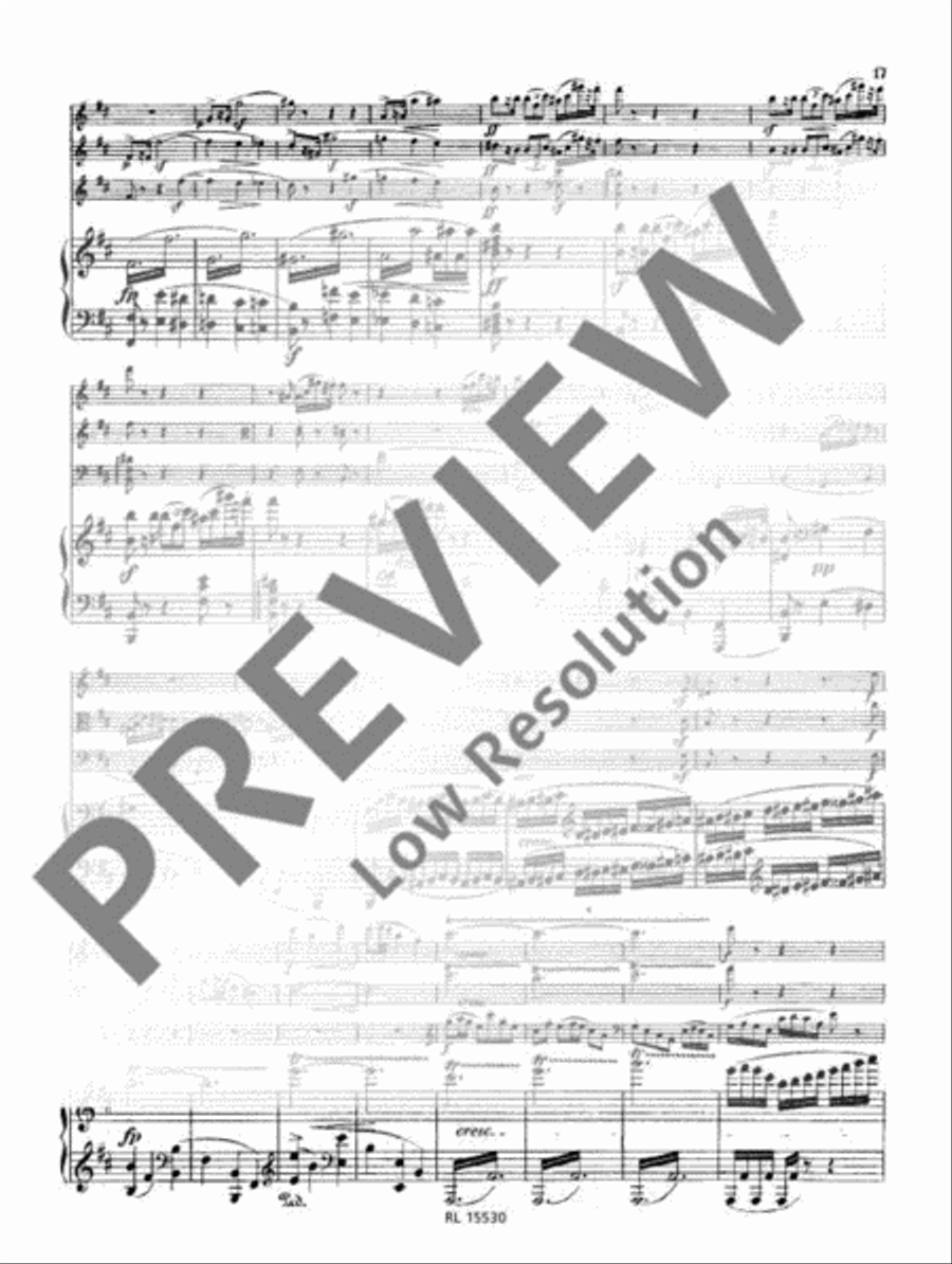 Quartet D major Cello scores gallery preview page 18
