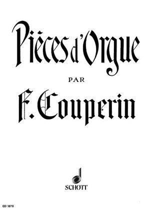 Book cover for Organ Pieces of Francois Couperin