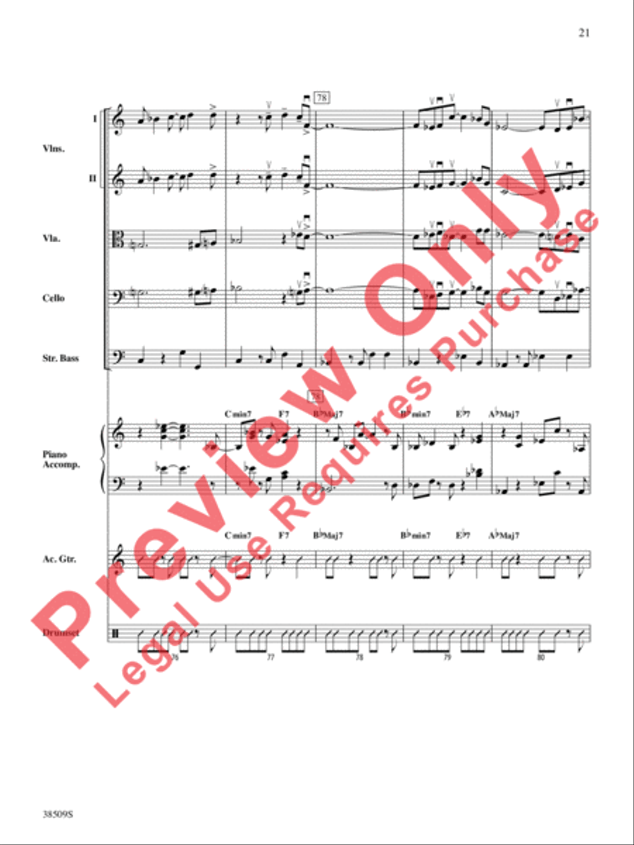 Recorda Me String Orchestra scores gallery preview page 22