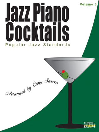 Book cover for Jazz Piano Cocktails * Volume 3 with CD