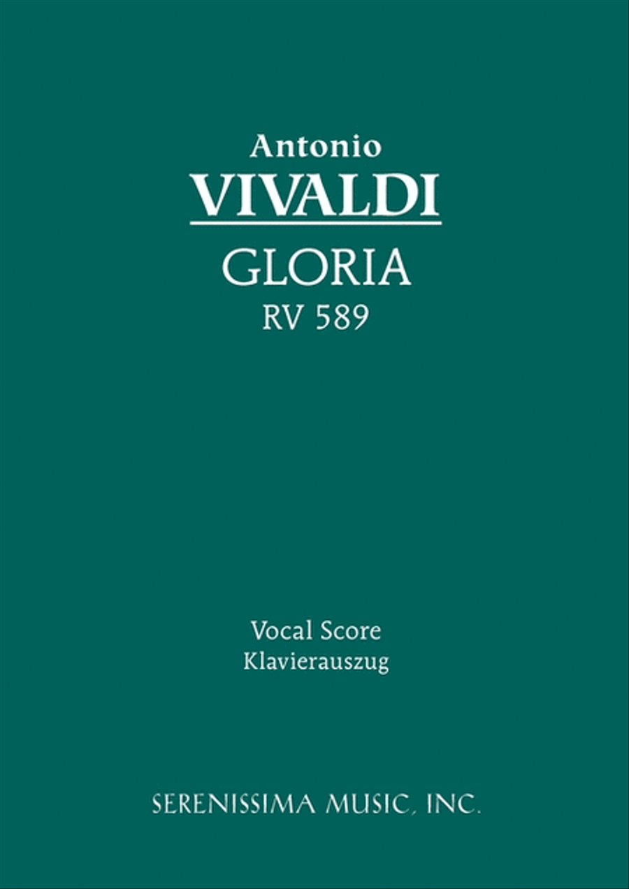 Gloria in D major, RV 589 Choir scores gallery preview page 1