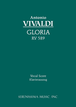 Book cover for Gloria in D major, RV 589