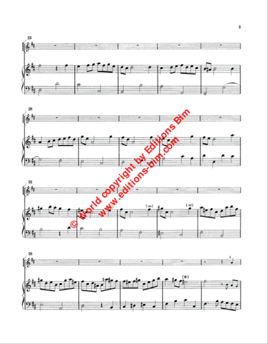 Suite N° 2 of Trumpet Voluntaries in D Trumpet Duet scores gallery preview page 3