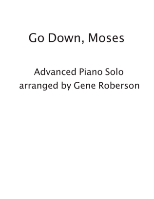 Go Down, Moses Advanced Piano Solo