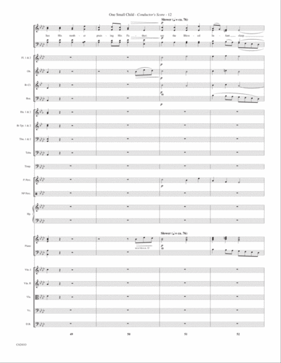 One Small Child Choir scores gallery preview page 13