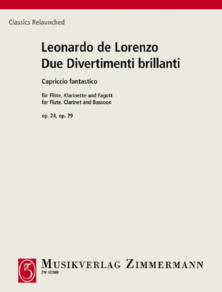 Book cover for Due Divertimenti brillanti