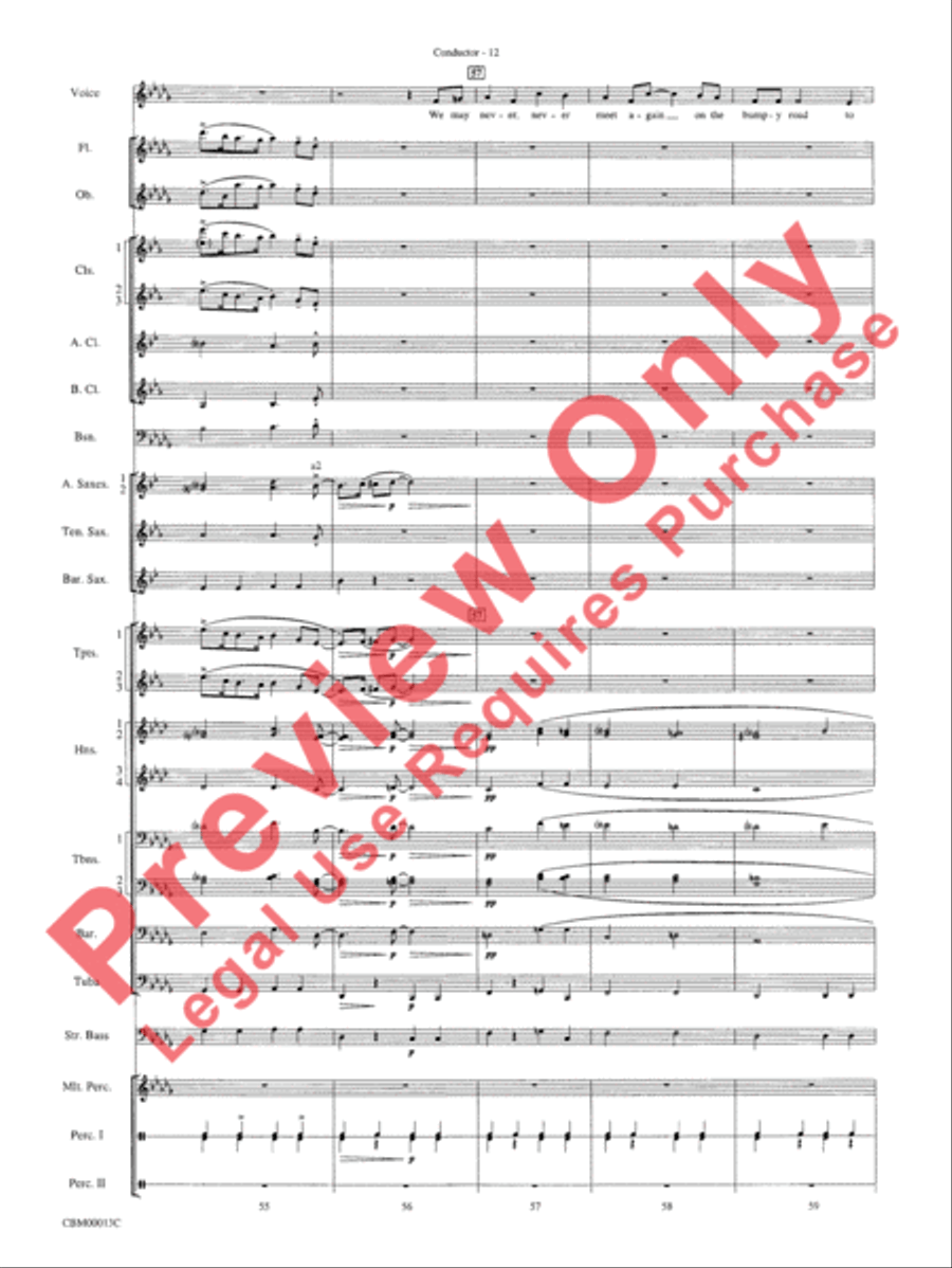 They Can't Take That Away from Me Concert Band scores gallery preview page 15