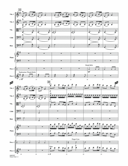 Dance Noel (Il Est Ne) - Conductor Score (Full Score)