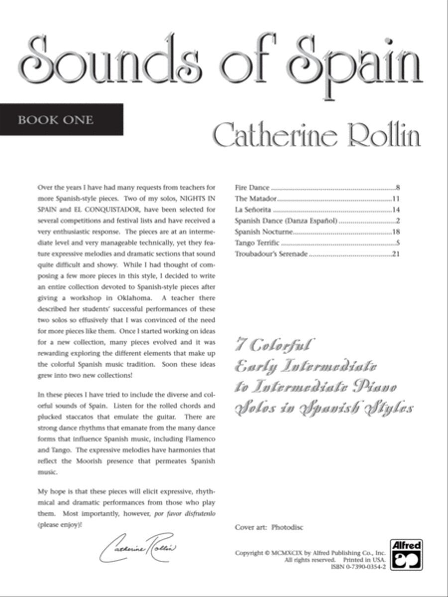 Sounds of Spain, Book 1 Sounds of Spain, Book 1 Piano Solo scores gallery preview page 2